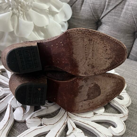 Corral Western Cowboy Boots Booties Women’s 9 - Picture 5 of 10